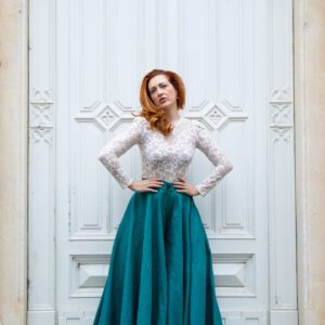 Sukňové maxi nohavice Elizabeth 75 pas