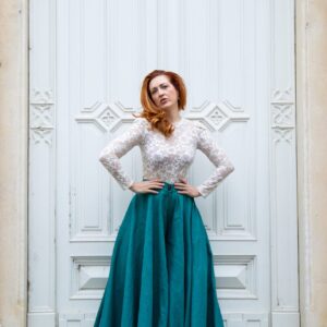 Sukňové maxi nohavice Elizabeth 75 pas